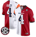 Champ Bailey Jersey #4 Georgia Bulldogs Split Football Game All Stitched