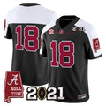 Champions Jersey #18 Alabama 2021 CFP Championship Alabama Map