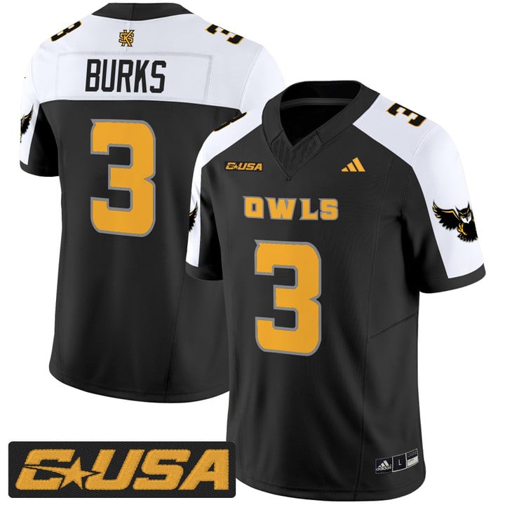 Chandler Burks Jersey #3 Kennesaw State Owls 2025 Vapor Stitched