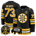 Charlie McAvoy Jersey #73 Boston Bruins Premium Zdeno Chara HOF Stitched