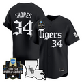 Chase Shores Jersey #34 LSU Tigers 2025 World Series Gothic Geaux Edition