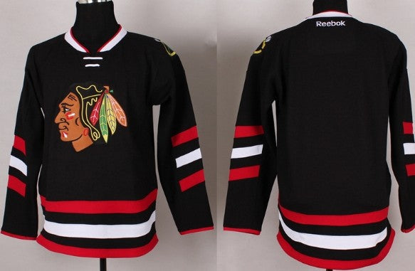 Chicago Blackhawks  Customized 2014 Black Jersey Stitched