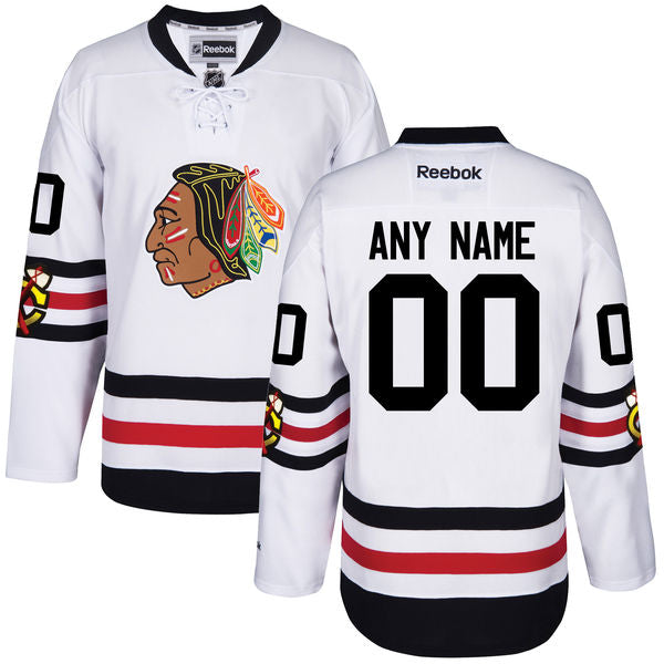 Chicago Blackhawks Reebok 2017 Winter Classic Custom Jersey Stitched