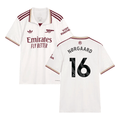 Christian Norgaard #16 Arsenal 2025-26 Third Jersey – Cream