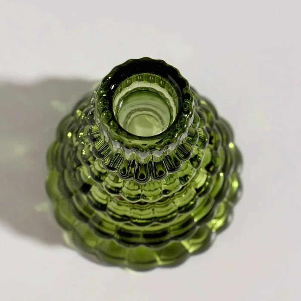 Christmas Tree Glass Candle Holder | 3pcs Set