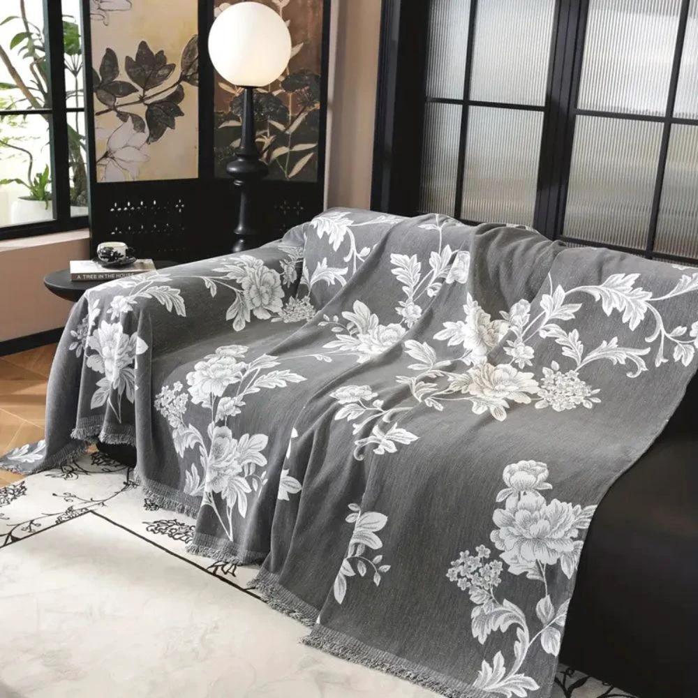 Classic Fleur Jacquard Sofa Cover