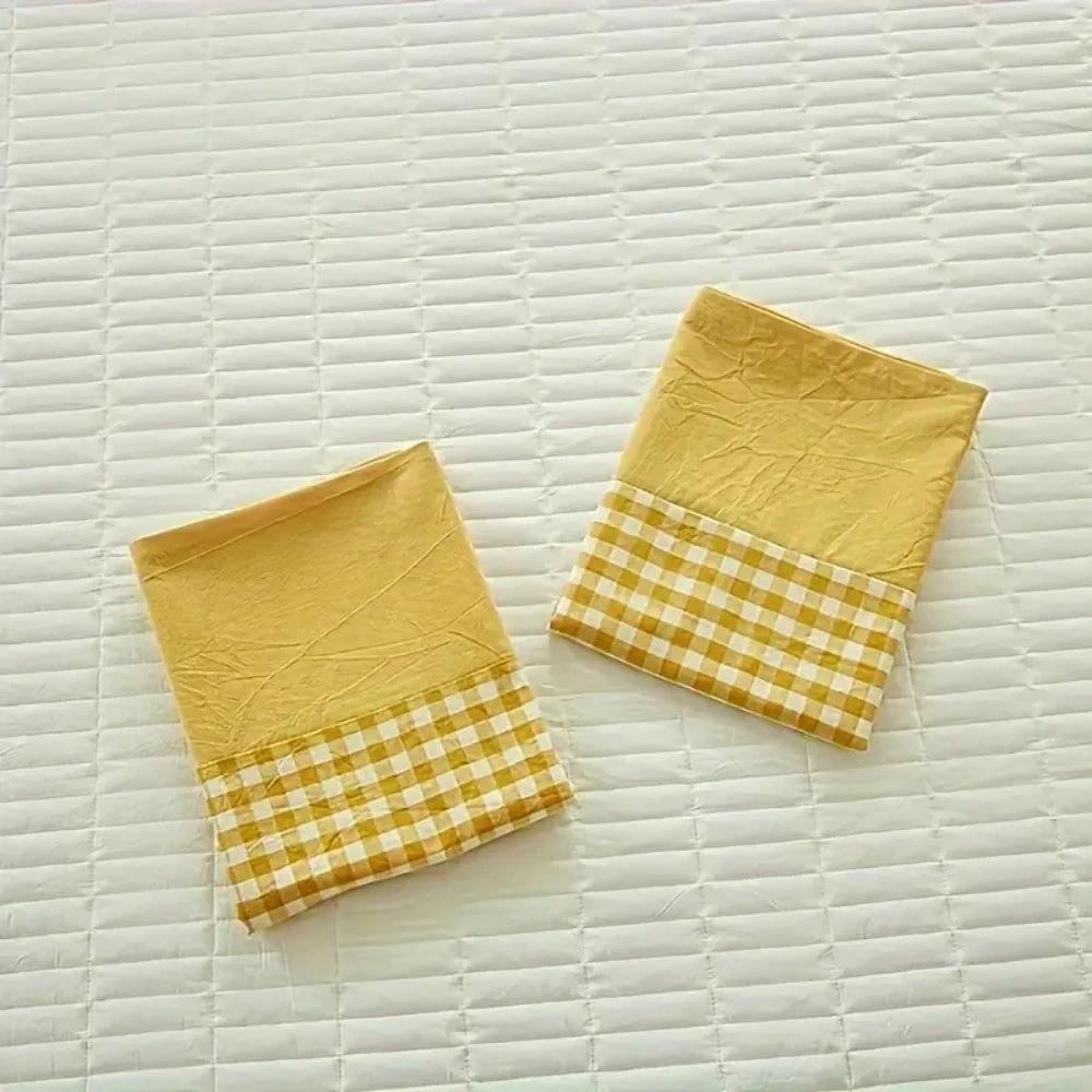 Classic Gingham Soft Pillow Case