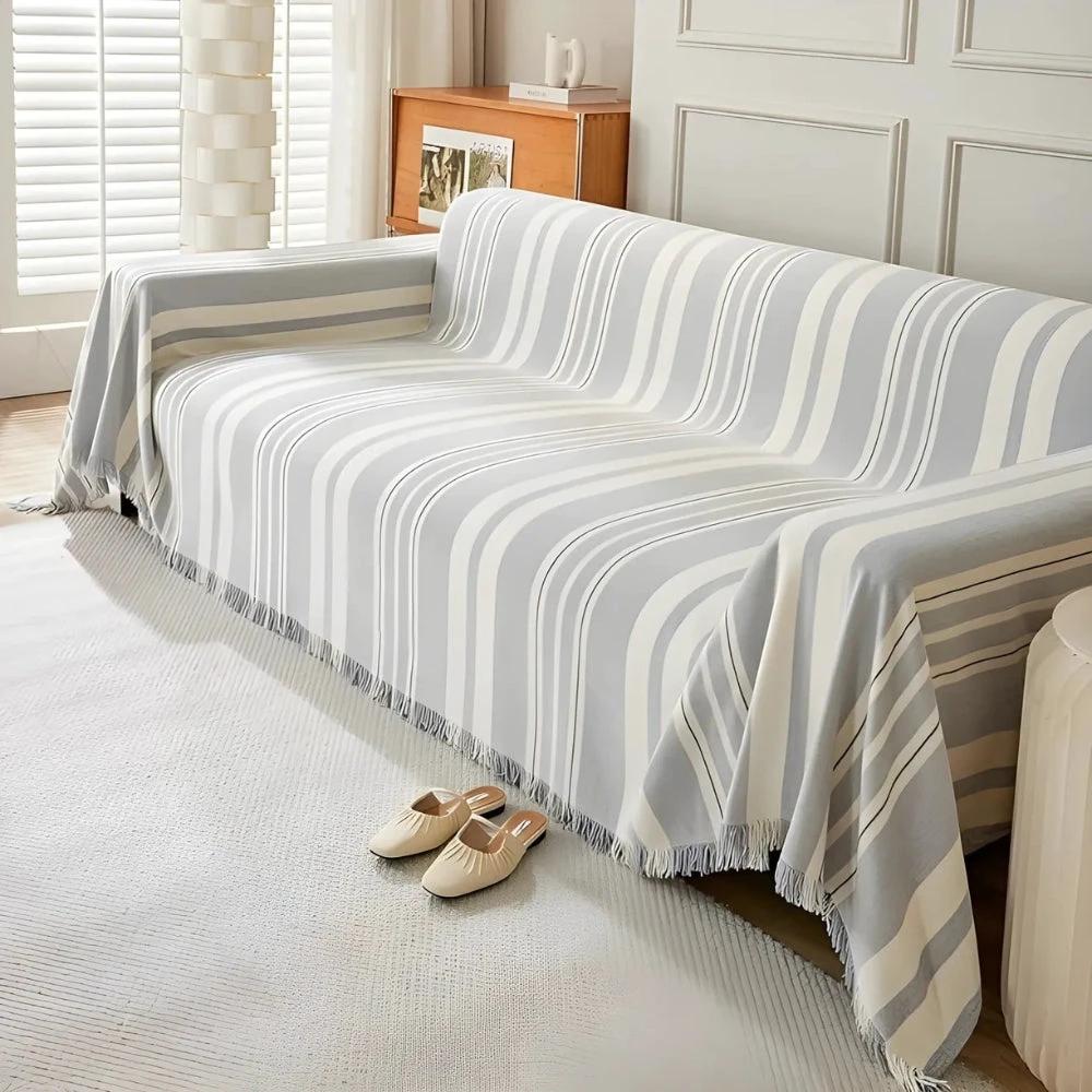 Classic Stripe Patterns Sofa Cover