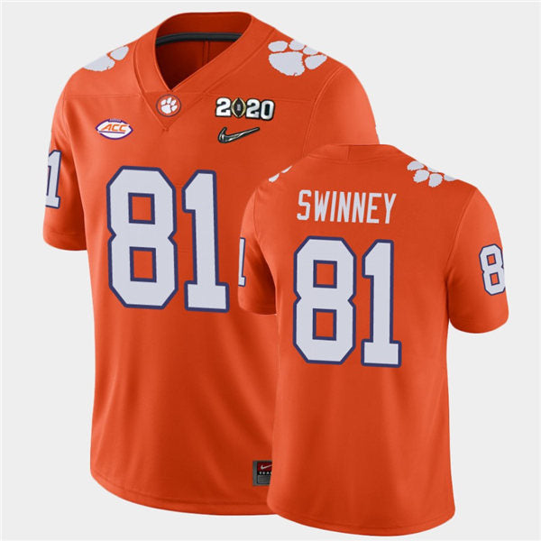 Clemson Tiger #81 Drew Swinney College Football Jersey Stitched