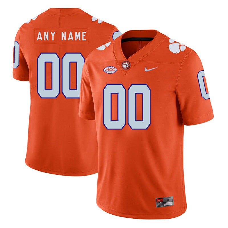 Custom Clemson Tigers #00 Custom College Football Jersey Stitched