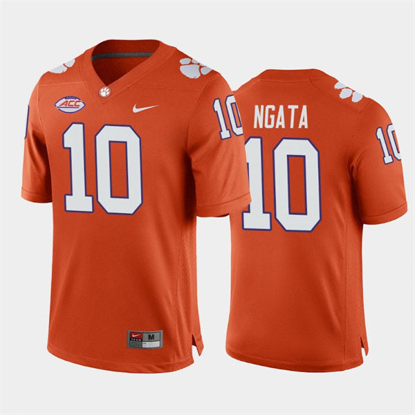 Clemson Tigers #10 Joseph Ngata College Football Jersey Stitched