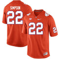 Clemson Tigers #22 Trenton Simpson football Jersey Stitched