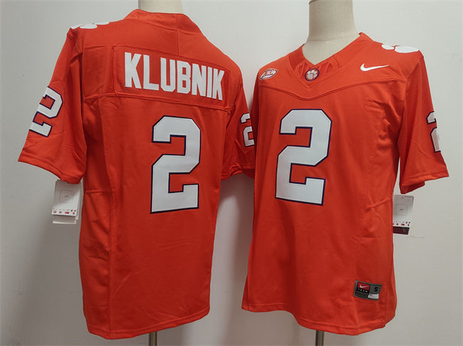 Clemson Tigers #2 Cade Klubnik F.U.S.E. Stitched Football Jersey