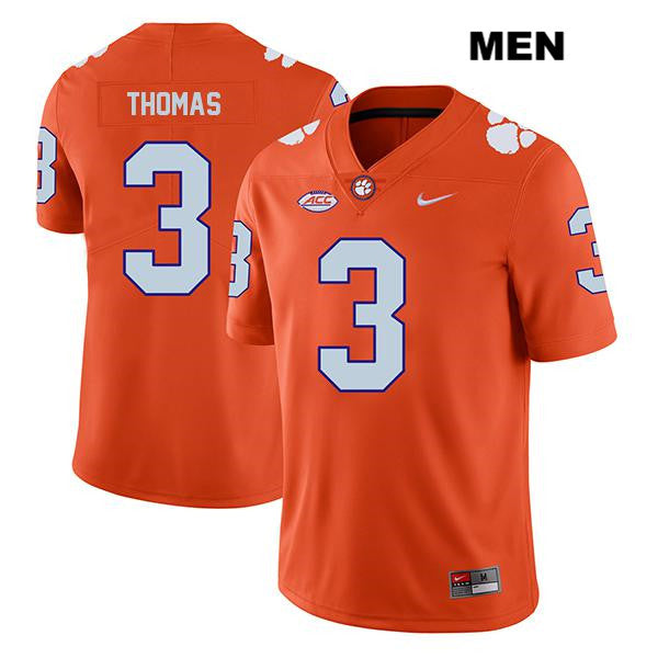 Clemson Tigers #3 Xavier Thomas football Jersey Stitched