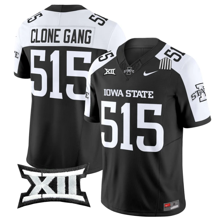 Clone Gang Jersey #515 Iowa State Cyclones 2025 Limited Stitched