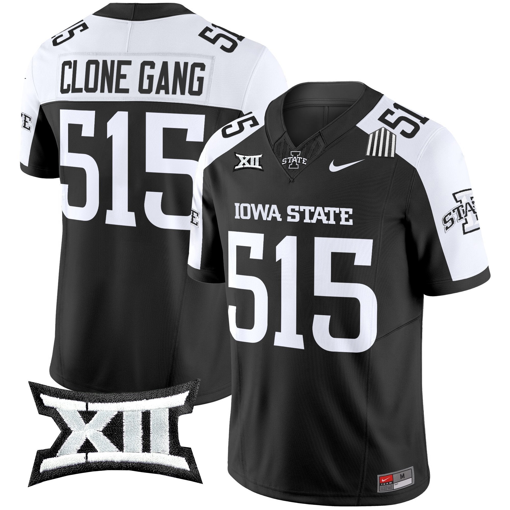 Clone Gang Jersey #515 Iowa State Cyclones 2025 Stitched