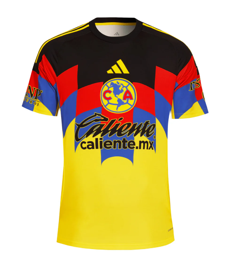 Club América 2025-26 Davila 11 Home Jersey – Yellow