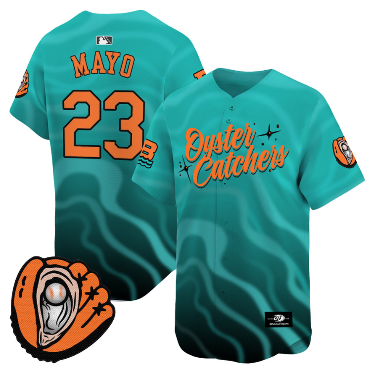Coby Mayo Jersey #23 Chesapeake Baysox Oyster Catchers Vapor Premier Limited Stitched