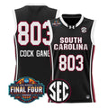 Cock Gang Jersey #803 South Carolina 2026 Final Four Stitched Black