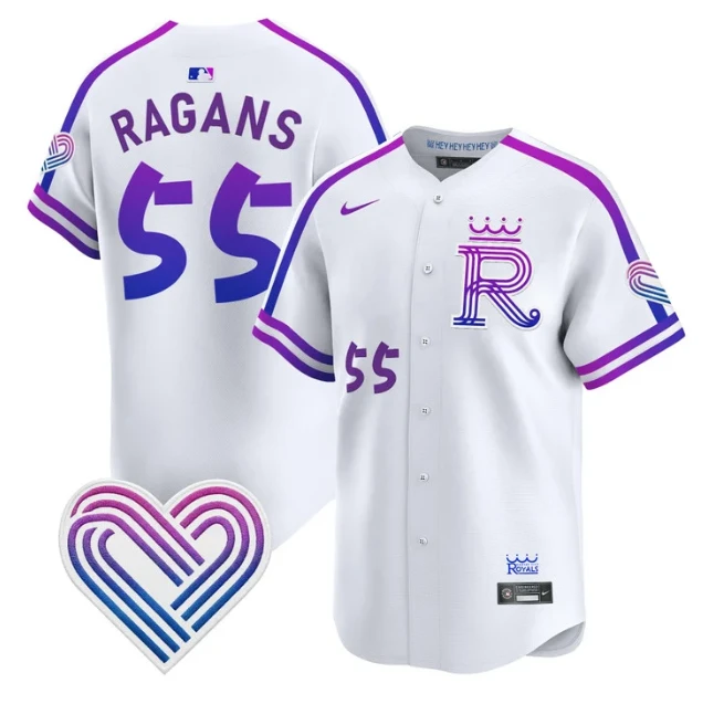 Cole Ragans Jersey #55 Kansas City Royals 2026 City Connect Premier Stitched