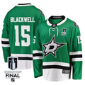 Colin Blackwell 15 Dallas Stars 2025 STANLEY CUP Final Patch Home Men Jersey Black