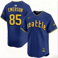 Colt Emerson Jersey #85 Mariners Vapor Premier Limited All Stitched