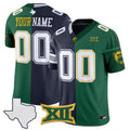 Cowboys Bears College Football Split Vapor Limited Custom Jersey Stitched
