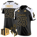 Cowboys Jersey #25 Wyoming Cowboys 2025 Gold Vapor Limited Stitched
