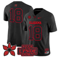 Crimson Jersey #18 Alabama Crimson Tide Stranger Things Edition Stitched