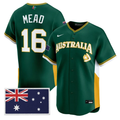 Curtis Mead Jersey #16 Team Australia 2026 World Baseball Stitched