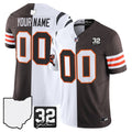 Custom Bengals Browns College Football Jersey  Split Vapor Limited Stitched