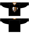 Custom Black Sudbury Bulldogs Hockey Jersey Stitched