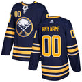 Custom Buffalo Sabres Home Navy Blue 2017-2018 NHL Jersey Stitched