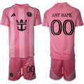 Custom Inter Miami CF Jersey Name and Number Pink Home 2025 - 26 Soccer Suit