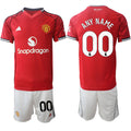 Custom Manchester United Jersey Name, Number Red Home 2025-26 Soccer Suit