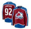 Custom Men Gabriel Landeskog Avalanche Burgundy Jersey All Stitched