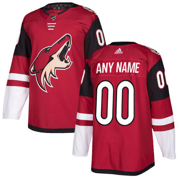 Custom Phoenix Coyotes Red NHL Jersey Stitched