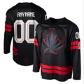 Custom Team Canada Hockey Jersey 2026 Stitched Name Number Personalized Black