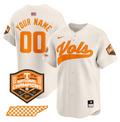 Custom Tennessee Volunteers Jersey 2024 Champions Premier Stitched Cream