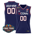 Custom UConn Huskies Jersey 2026 Tournament Final Four Stitched Navy