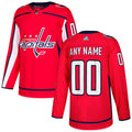 Custom Washington Capitals Red Stitched NHL 2017-2018 Hockey Jersey