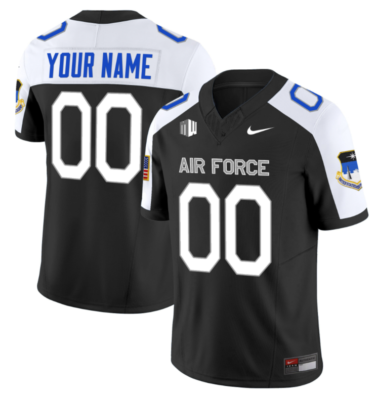 Custom Air Force Falcons Jersey Vapor Limited Football Stitched