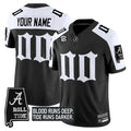 Custom Alabama Crimson Tide Jersey Gothic Bama Blood Edition Stitched