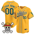 Custom Athletics Jersey Name, Number One Piece Vapor Premier Stitched