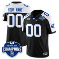 Custom BYU Cougars Jersey 2025 Pop-Tarts Bowl Champions Patch Stitched