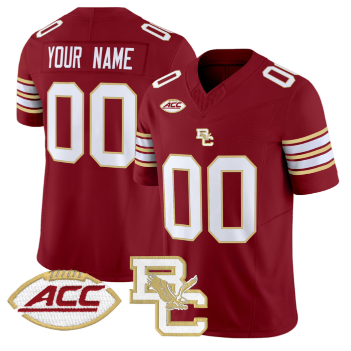 Custom Boston College Eagles Jersey 2025 Vapor Limited Stitched