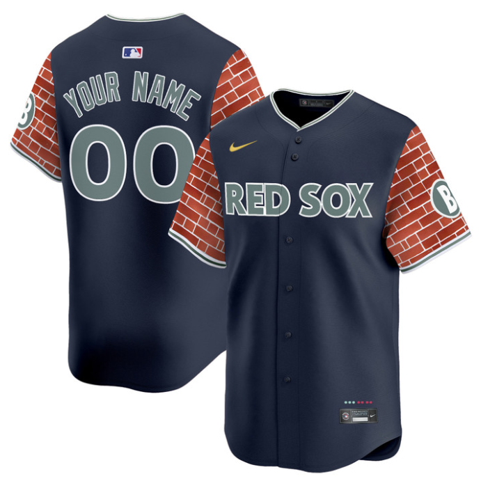Custom Boston Red Sox Jersey 2025 Fenway Red Brick Style Vapor Premier Limited Stitched