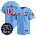 Custom Chicago Cubs Jersey Ryne Sandberg Tribute Stitched