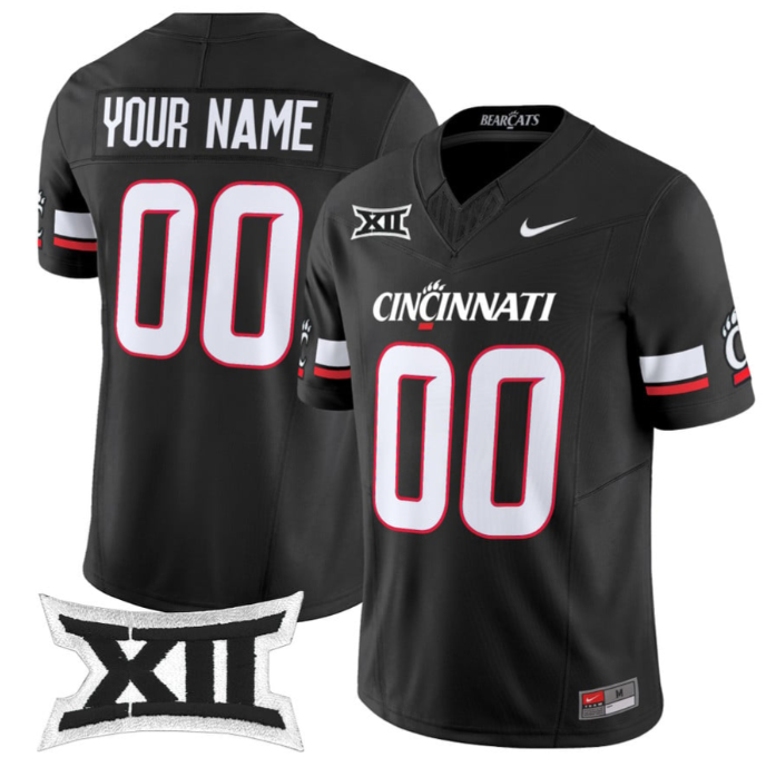 Custom Cincinnati Bearcats Jersey Name, Number 2025 Vapor Limited Stitched
