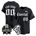 Custom Coastal Carolina Jersey 2025 World Series Gothic Edition Stitched